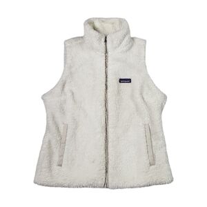 Patagonia Los Gatos Vest White Full Zip Pockets Good Condition